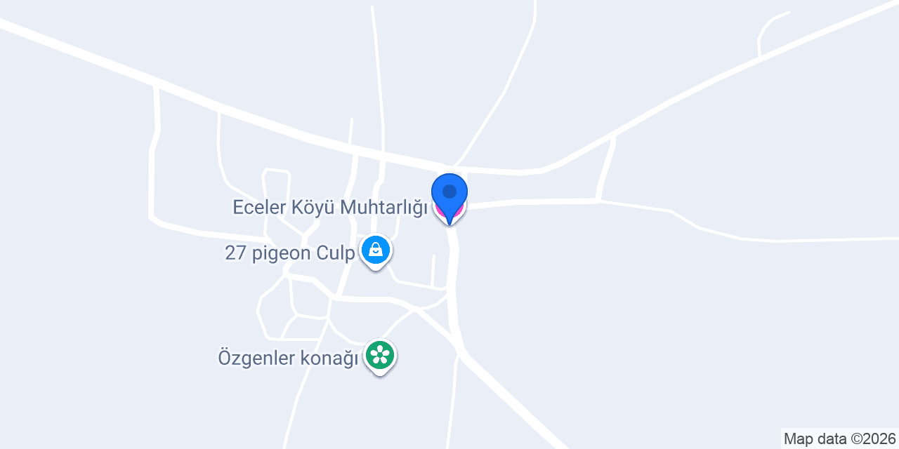 Eceler Köyü Muhtarlığı konumu
