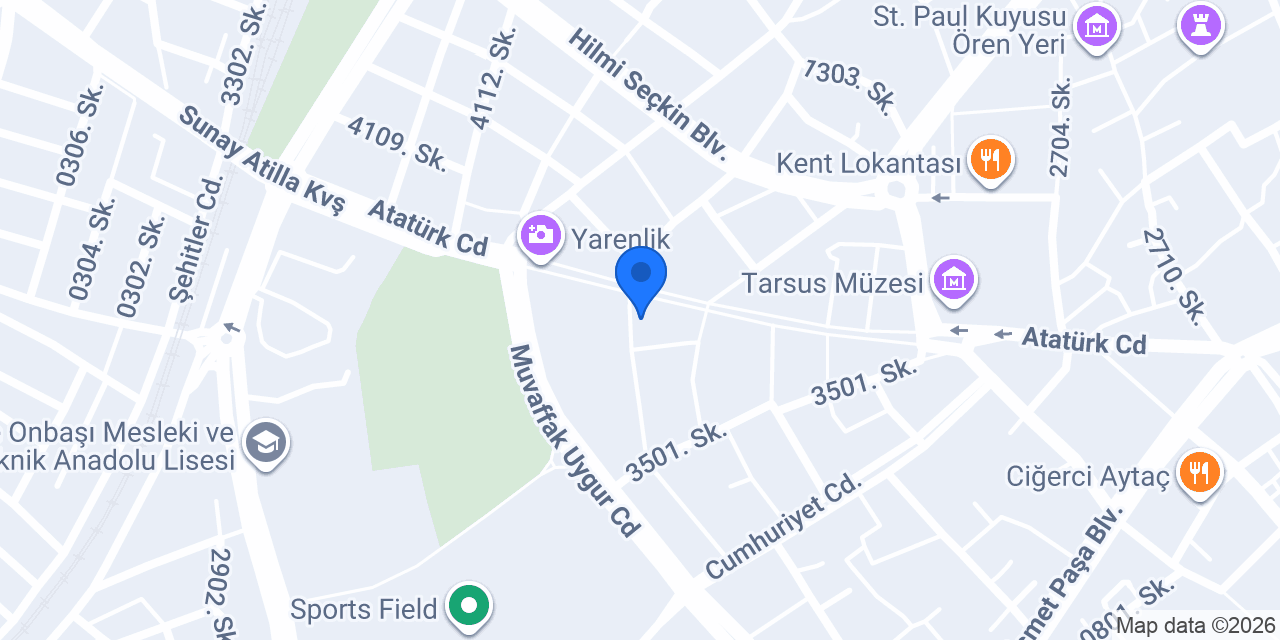 Jin. Op. Dr. Mehmet Çelik BABAOĞLU konumu