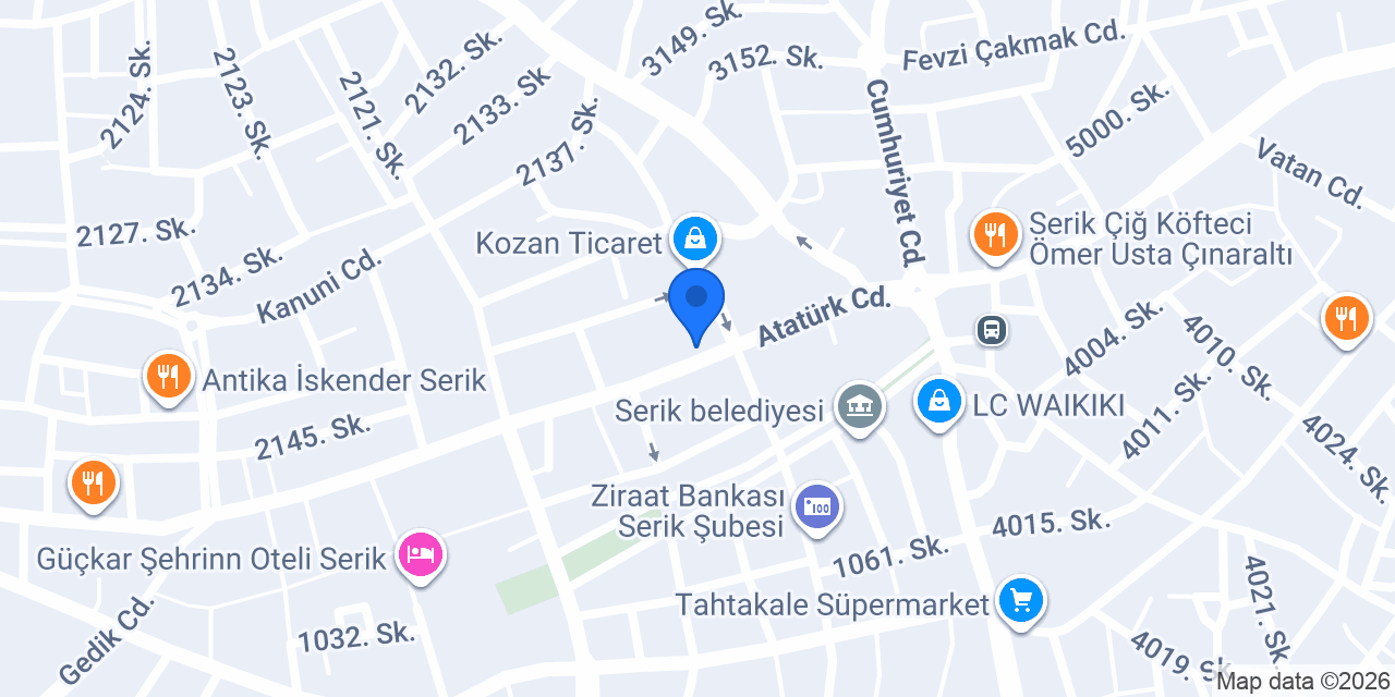 ÖZLEM SAATCI konumu