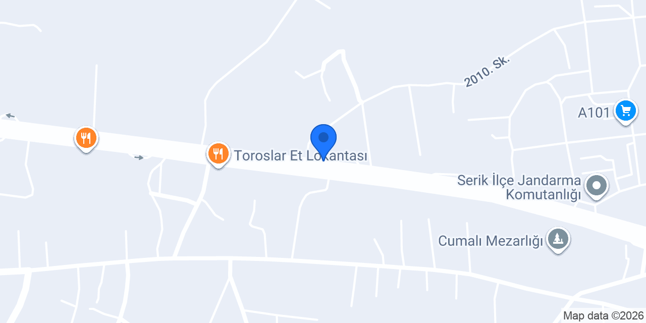 SERİK LASTİK YOL SERVİS konumu