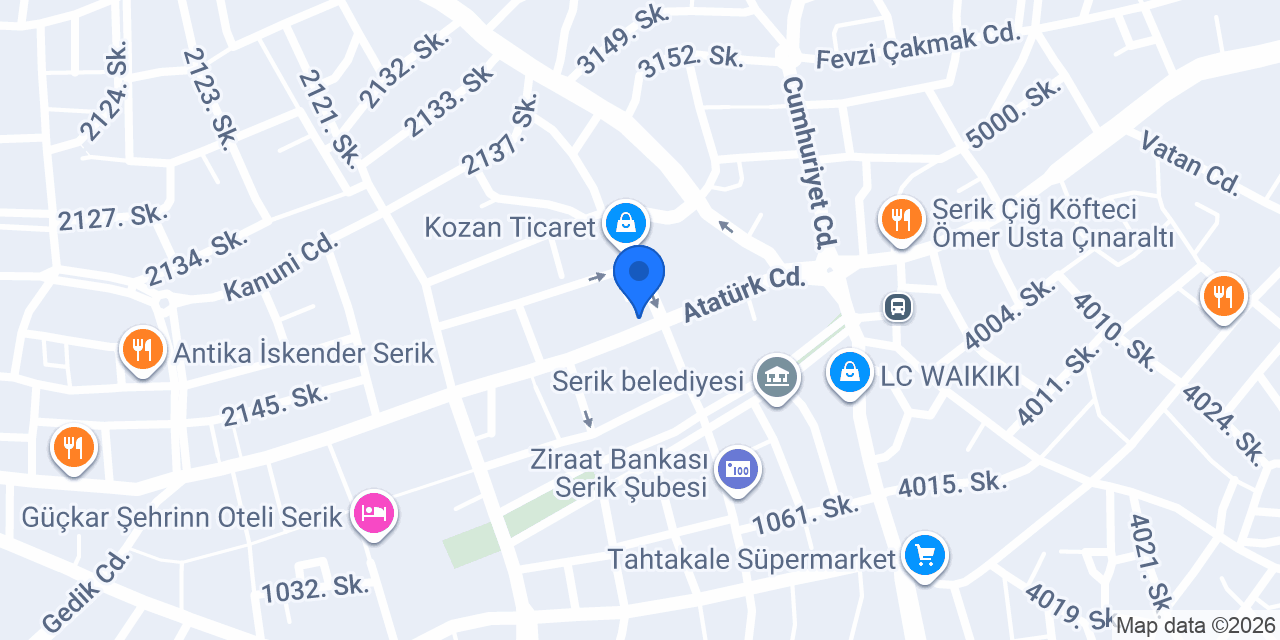 Metin Optik konumu