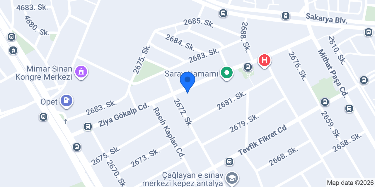 Karaca Terzi konumu