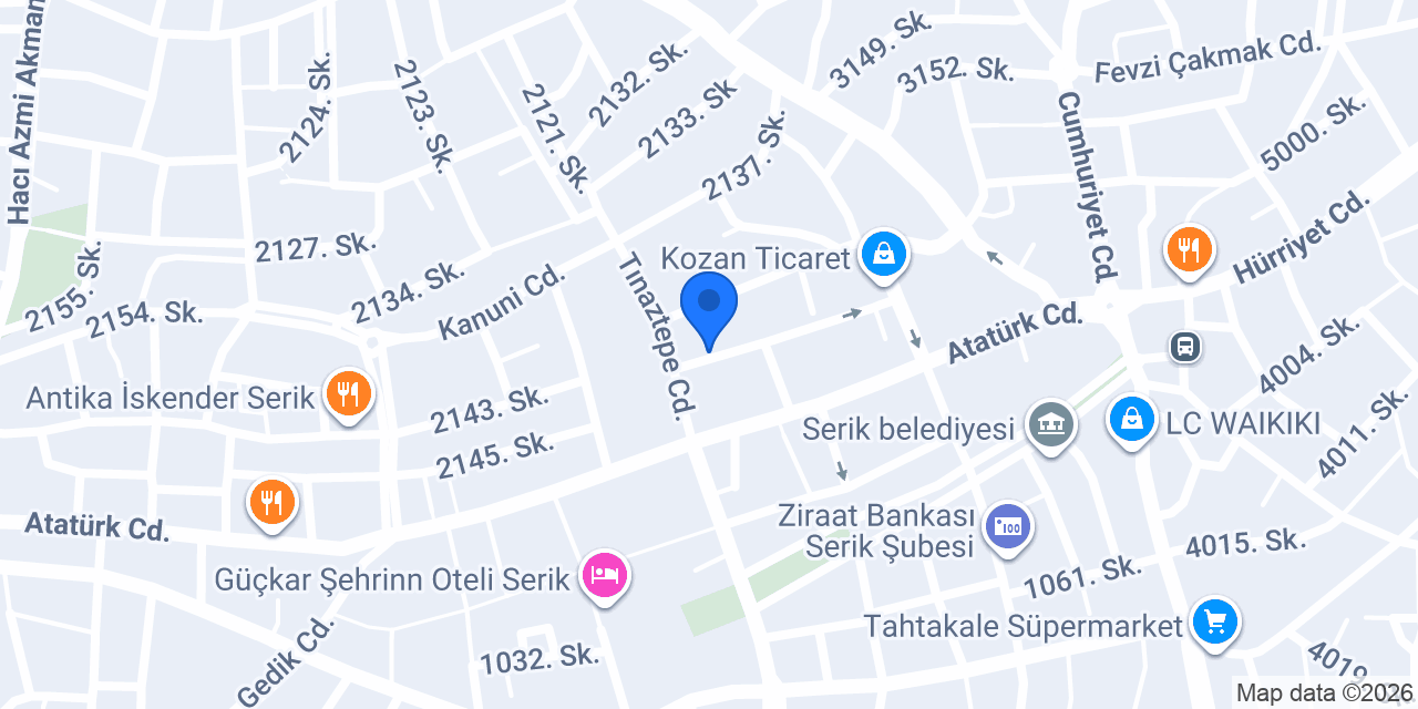 Bebeto Kuaför konumu