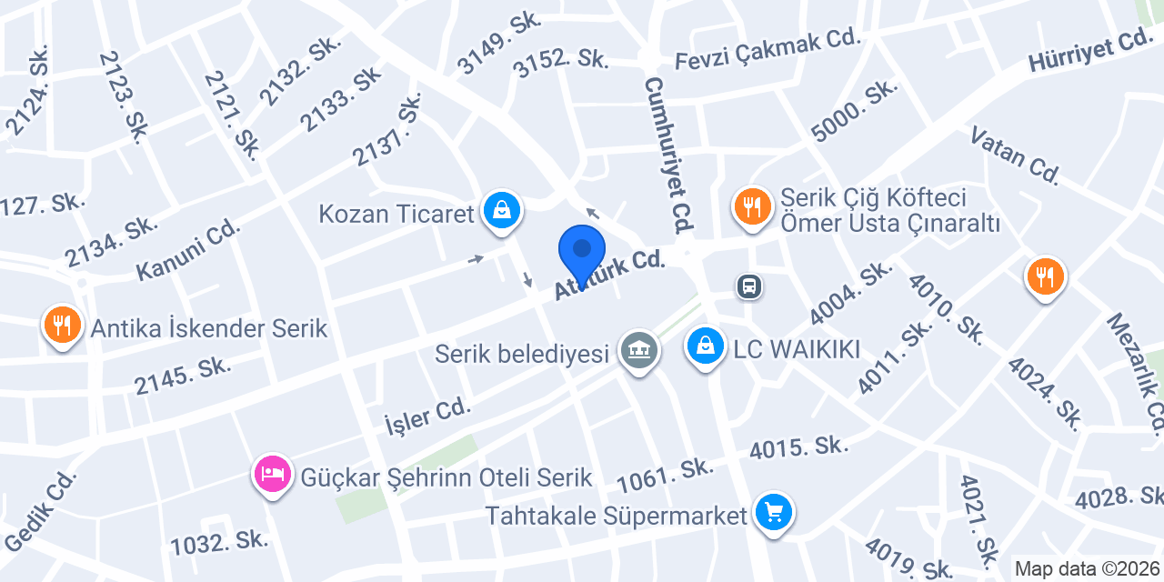 Yıldırım Kuyumculuk konumu