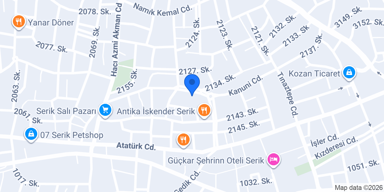 Andiamo emlak Serik konumu