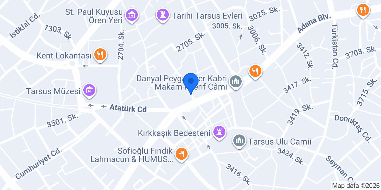 Zorbaz Otel konumu