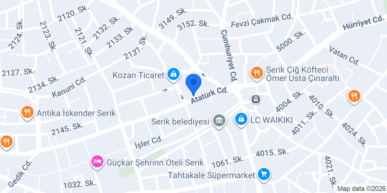 Şekerbank konumu