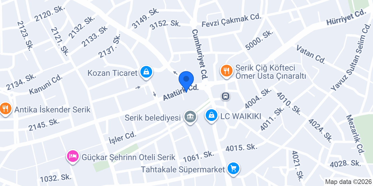 Yusuf Aksoy Avukatlık Bürosu konumu