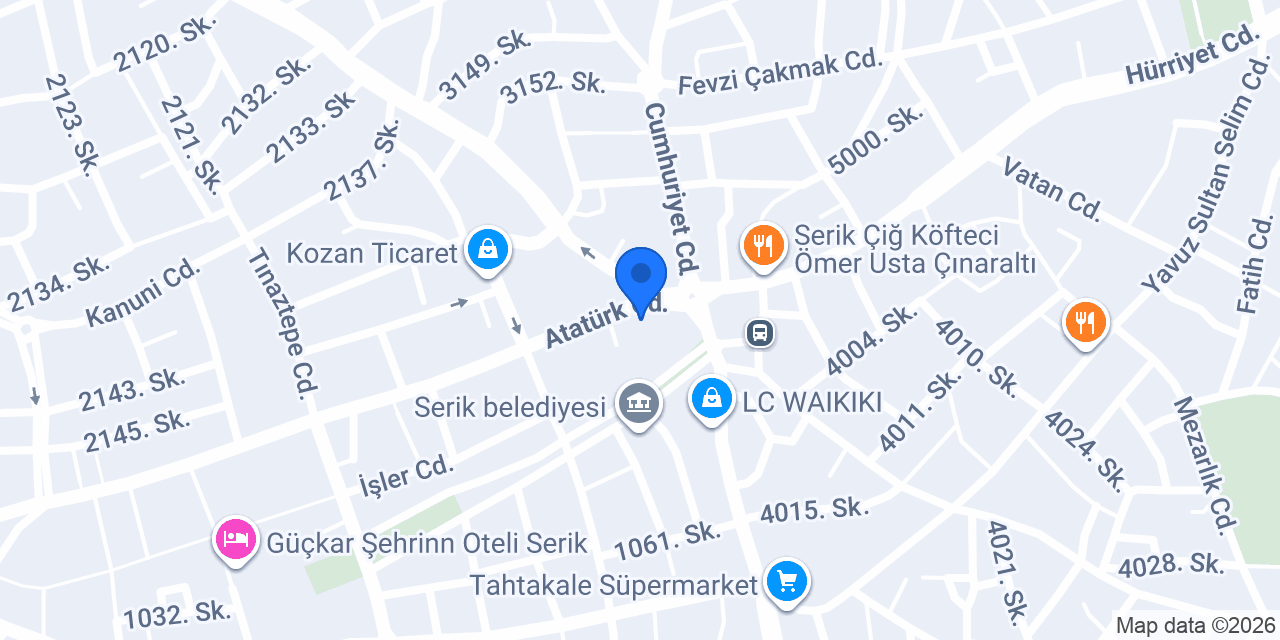 Mad Parfüm Serik konumu