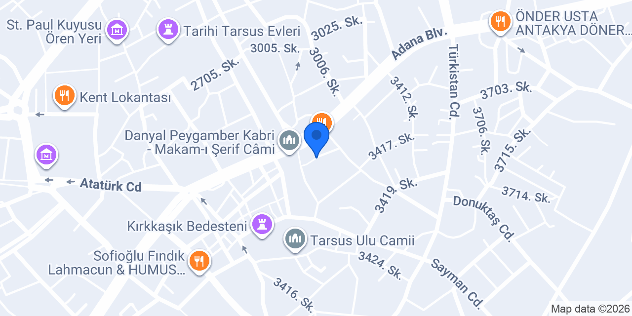 Özkısmet Sürücü Kursu konumu