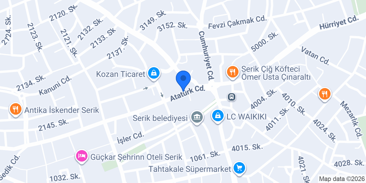 Atasun Optik konumu