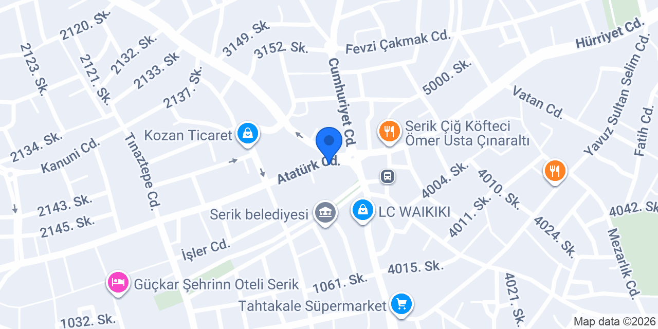 Miray Led Tasarım konumu