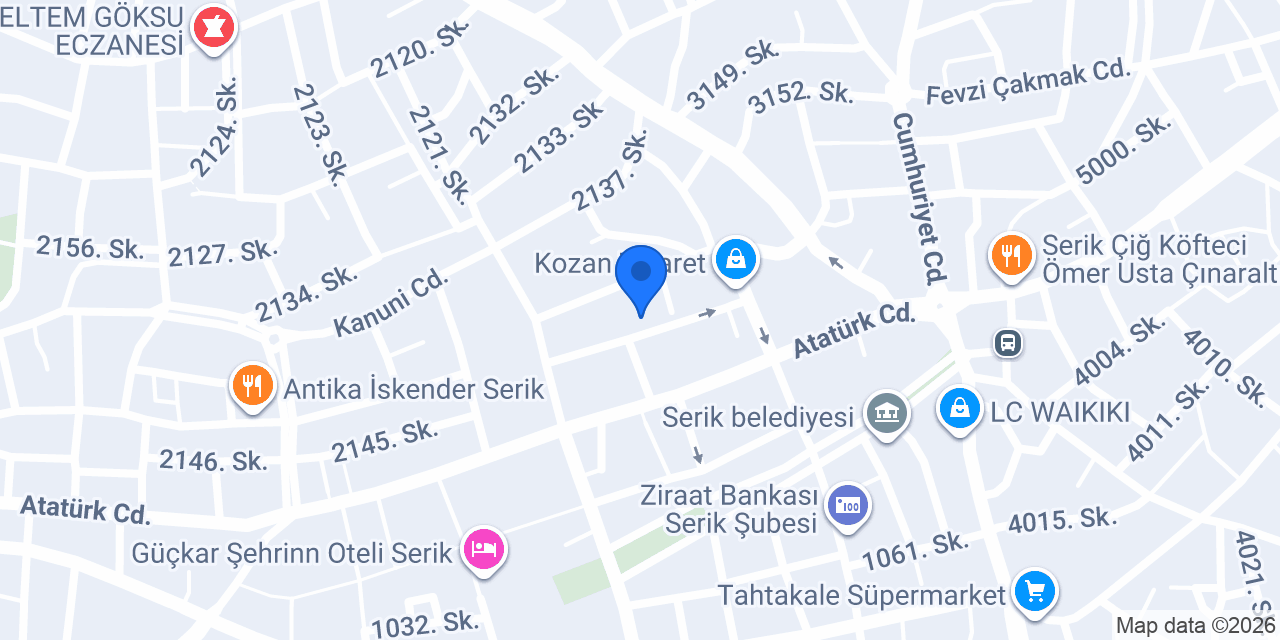 Öncü Dikim Ve Moda Evi konumu