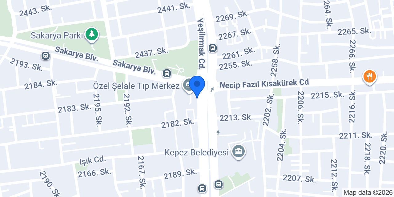 Kepez Optik konumu