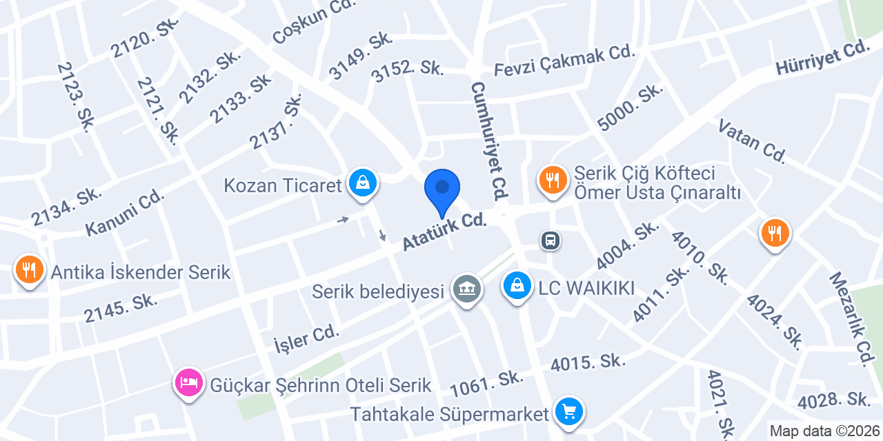 Başak Eczanesi konumu