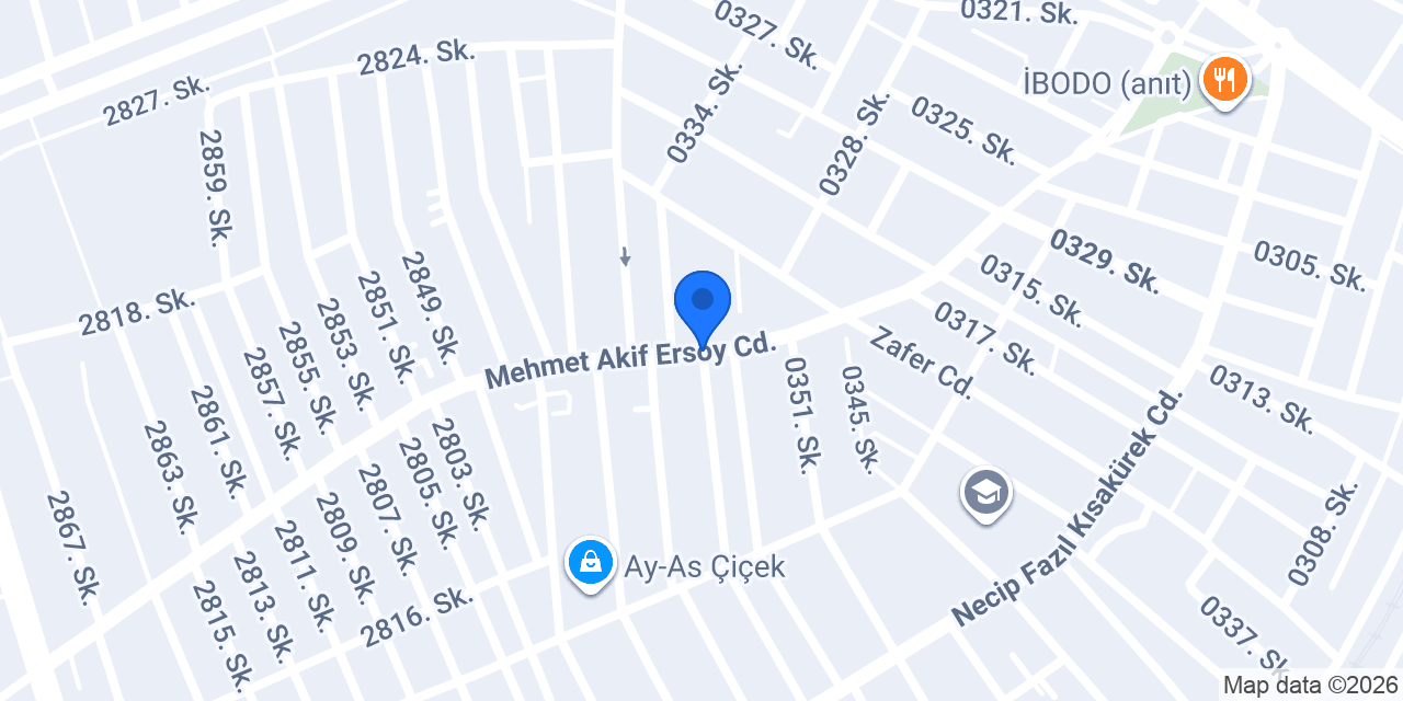 Sadıkoğlu Yapı Market konumu