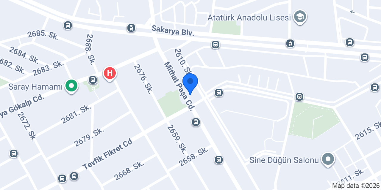 Akın Kuaför konumu