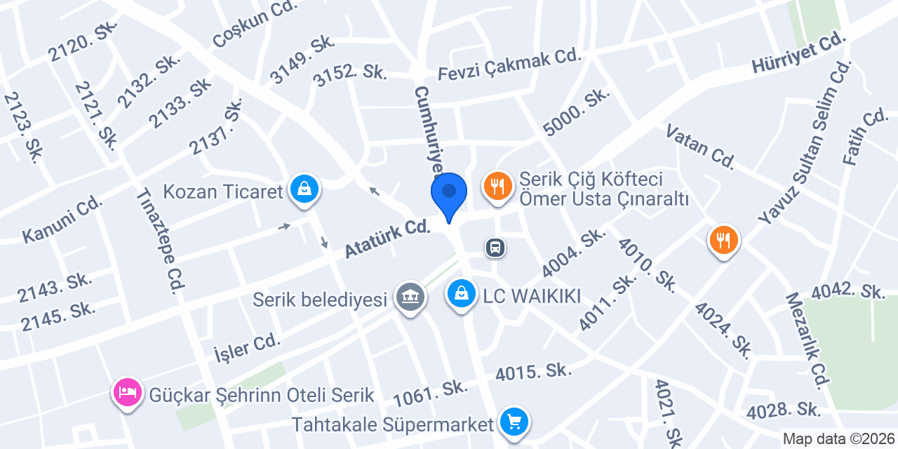 AKARSU ELEKTRİK A.Ş konumu