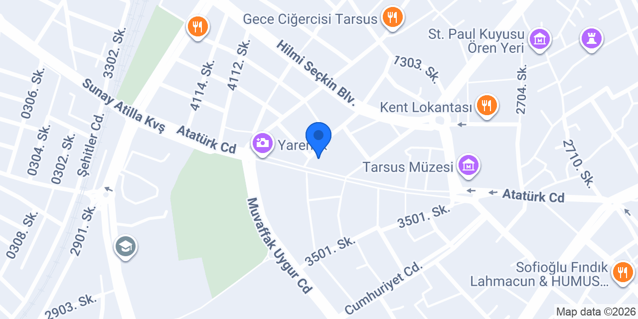 mevlana anahtar ve çilingir konumu