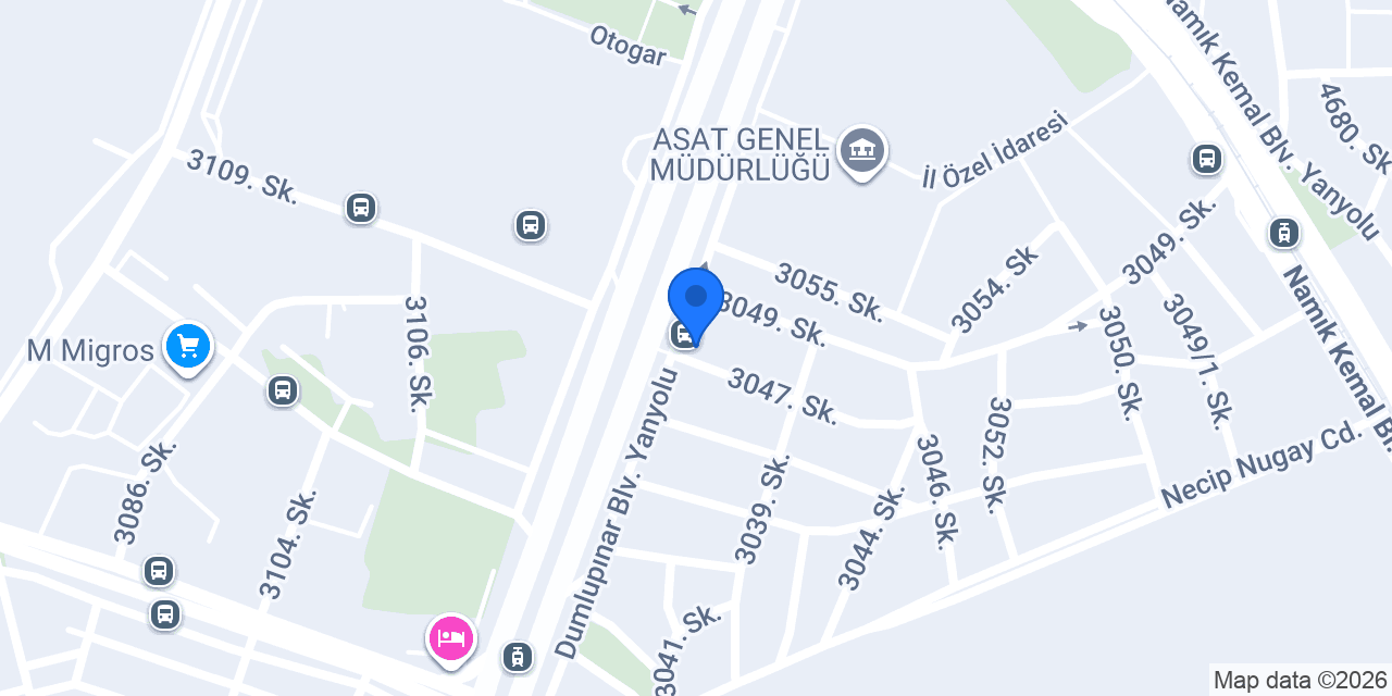 Lavivatur Antalya Şubesi konumu