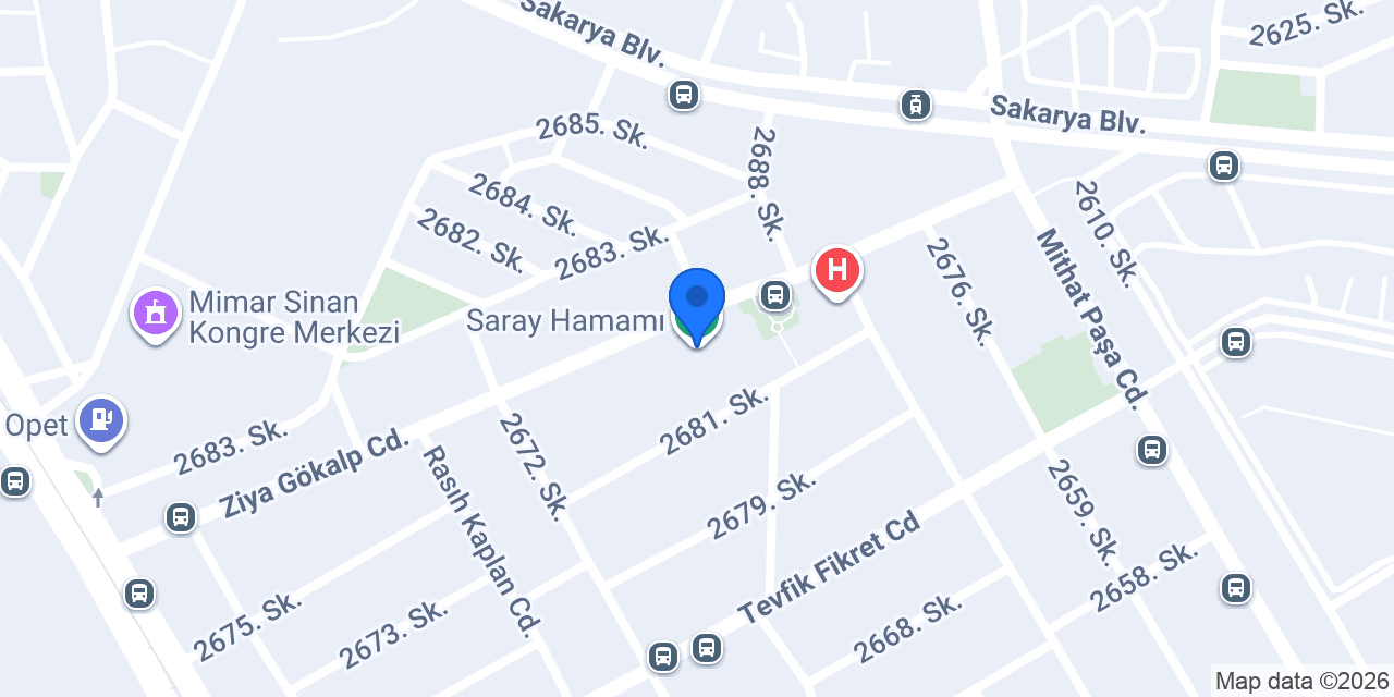 Saray Hamamı konumu