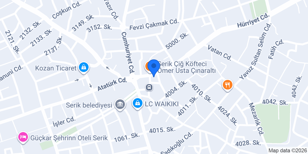 MUHTARIN YERİ DONDURMA SALONU konumu