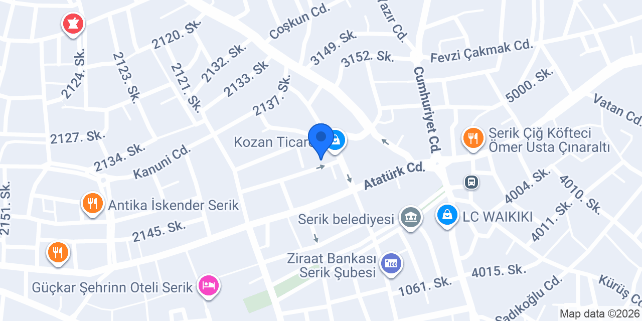 ÖZLEM BAYAN KUAFÖRÜ konumu