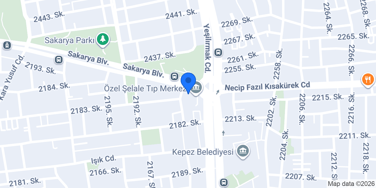 QNB Kepez Şubesi konumu