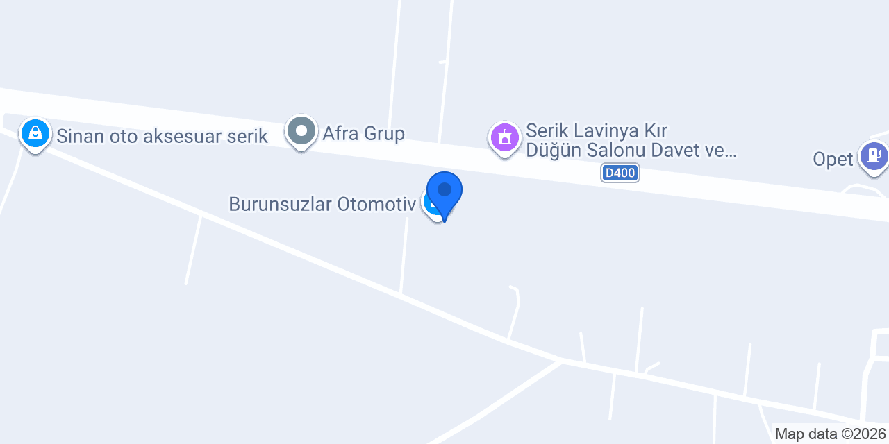 Burunsuzlar Otomotiv konumu