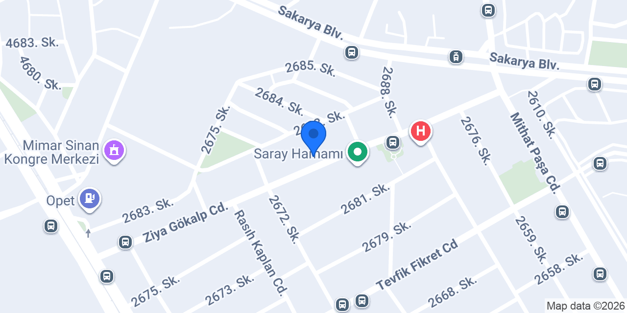 Diş hekimi Tunahan ÖZKUL konumu