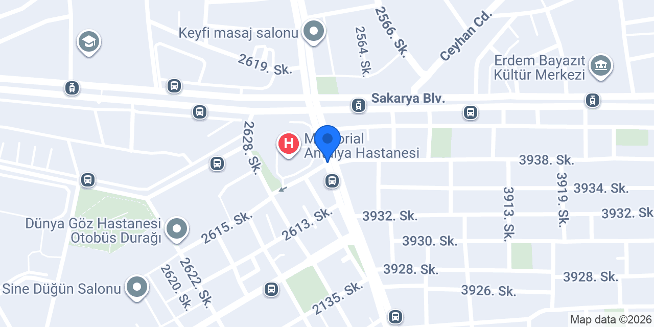 Antalya Diş Laboratuvarı konumu