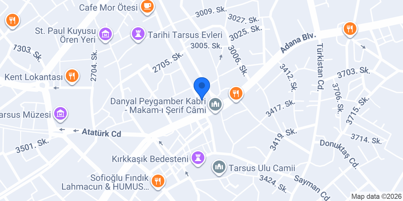 Şahmaran Hamamı konumu