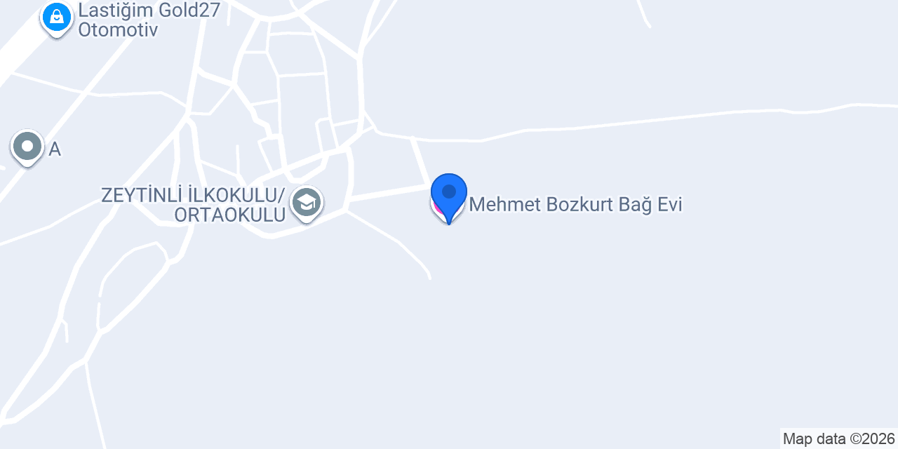 Mehmet Bozkurt Bağ Evi konumu