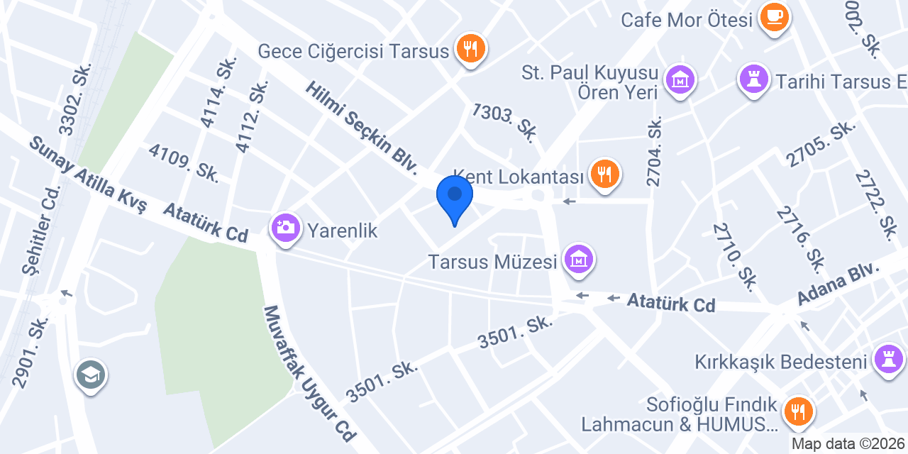 Bahar Sürücü Kursu konumu