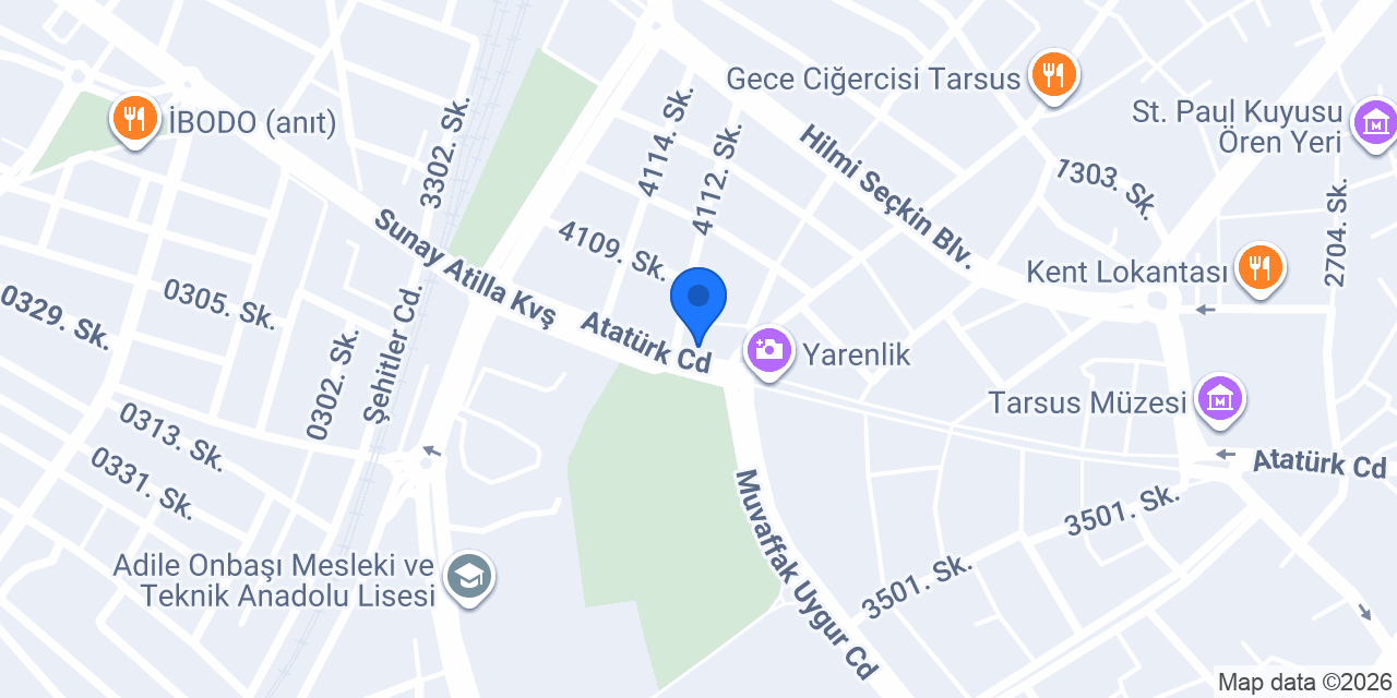 Diş Hekimi Ahmet Karadağlı konumu