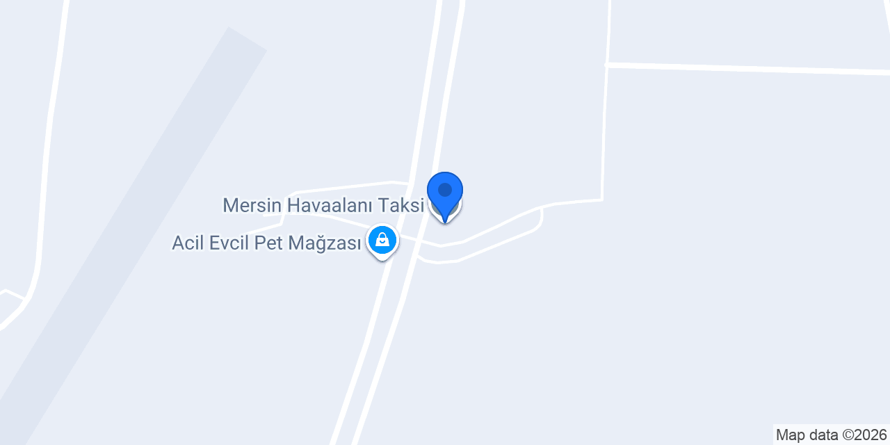 Mersin Havaalanı Taksi konumu