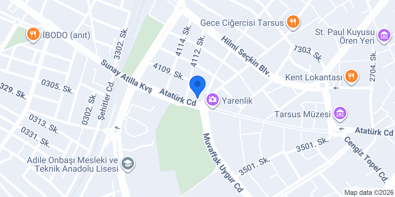 Tunç ŞAHİN Avukatlık Bürosu konumu