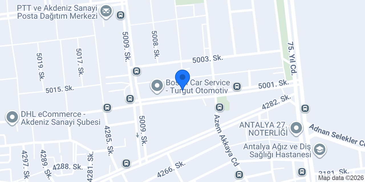 Korkuteli Oto Lastik konumu