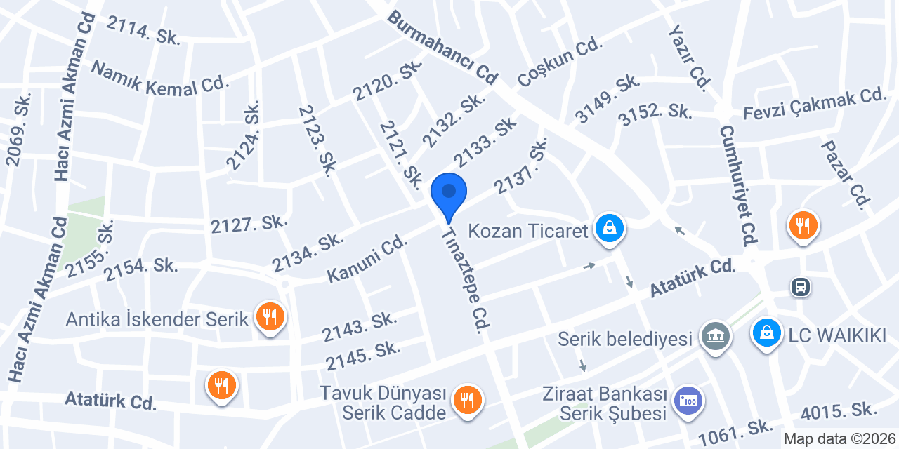 Civaroğlu Cam konumu