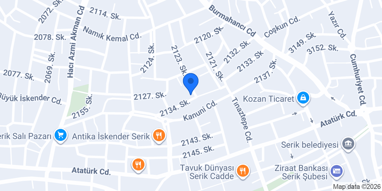Coiffeur Şiva konumu