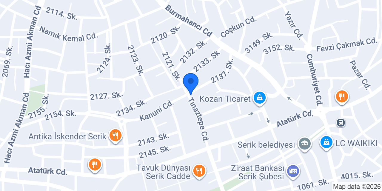 Kansu Psikolojik Danışmanlık Merkezi konumu