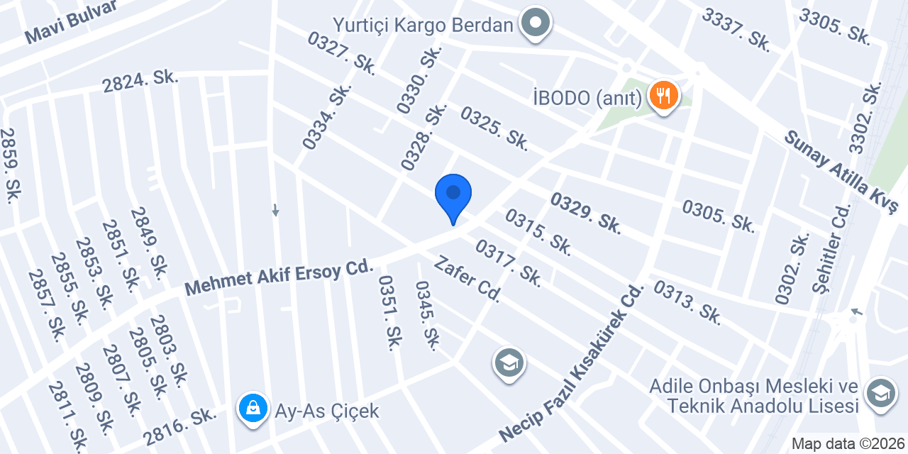 Kasap Bülent konumu