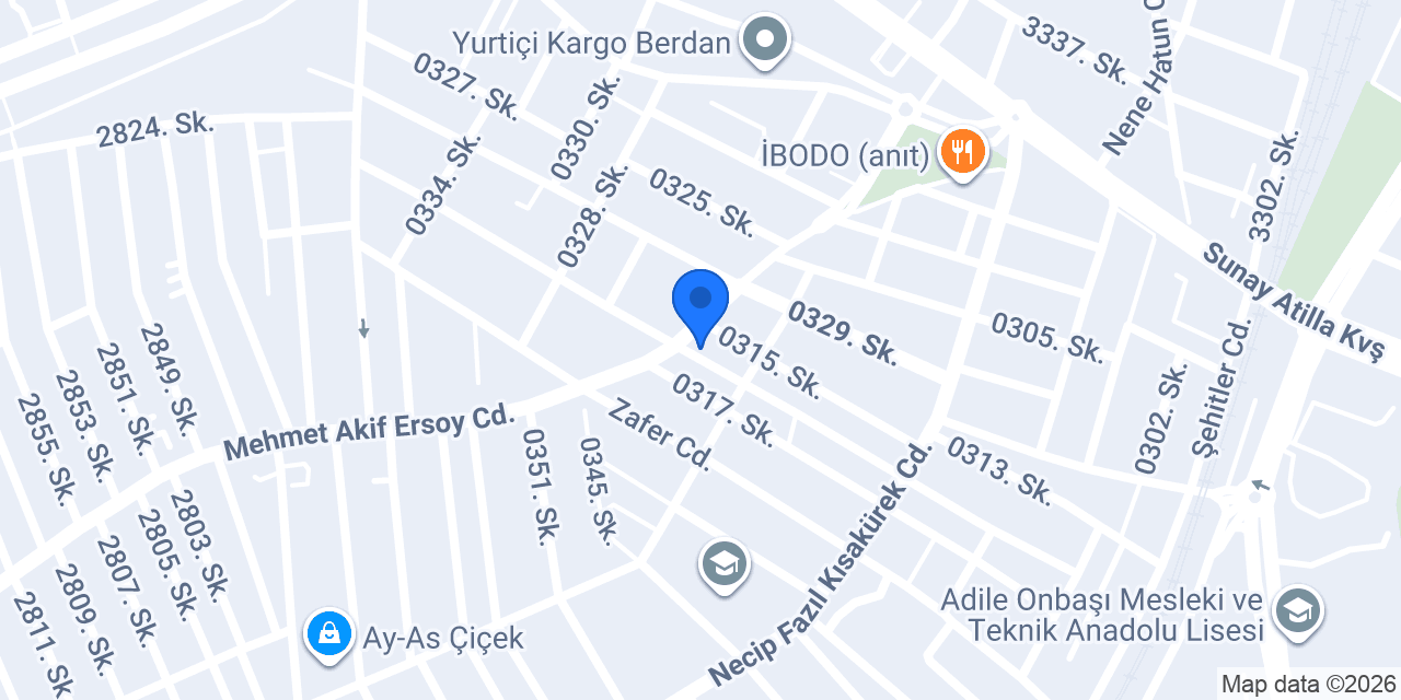 TARSUS TAHİR TAKSİ konumu