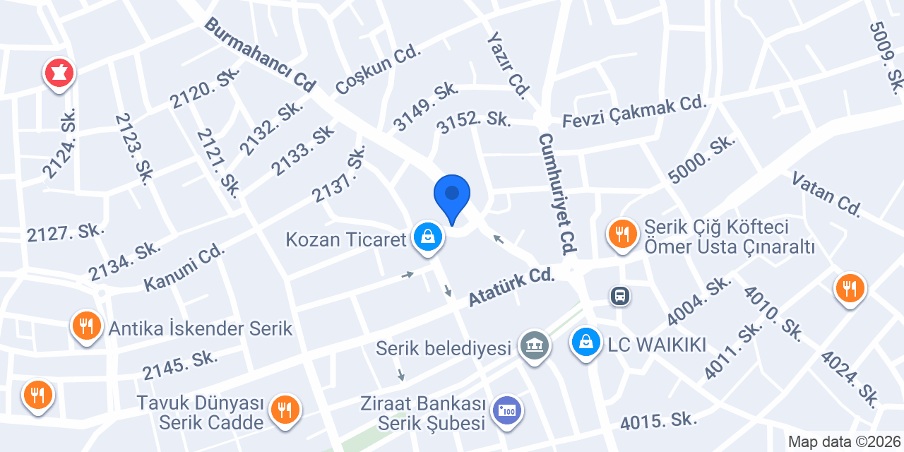 Ersöz Elektronik konumu