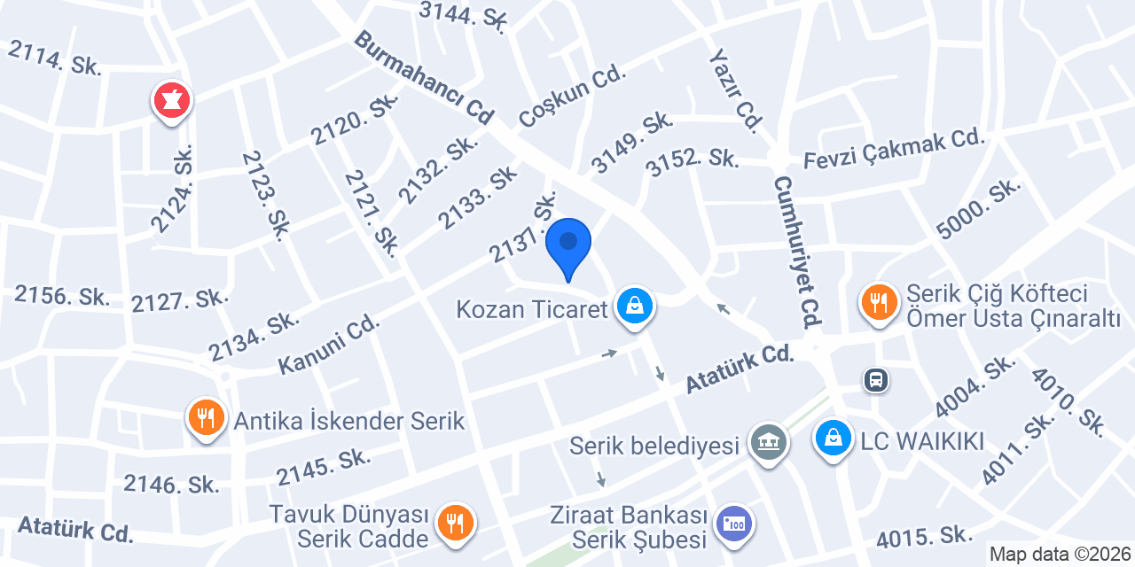 DRK07 Auto Garaj Aksesuar konumu
