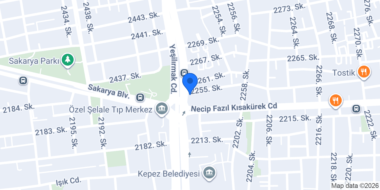 Modalife Kepez konumu