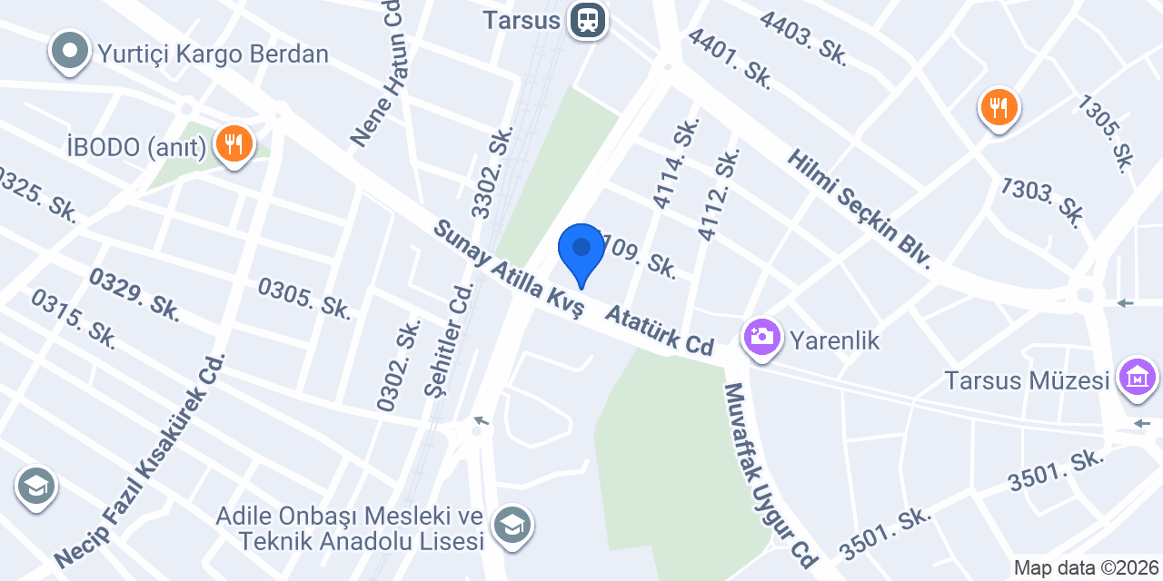 Akkuş Kitabevi konumu