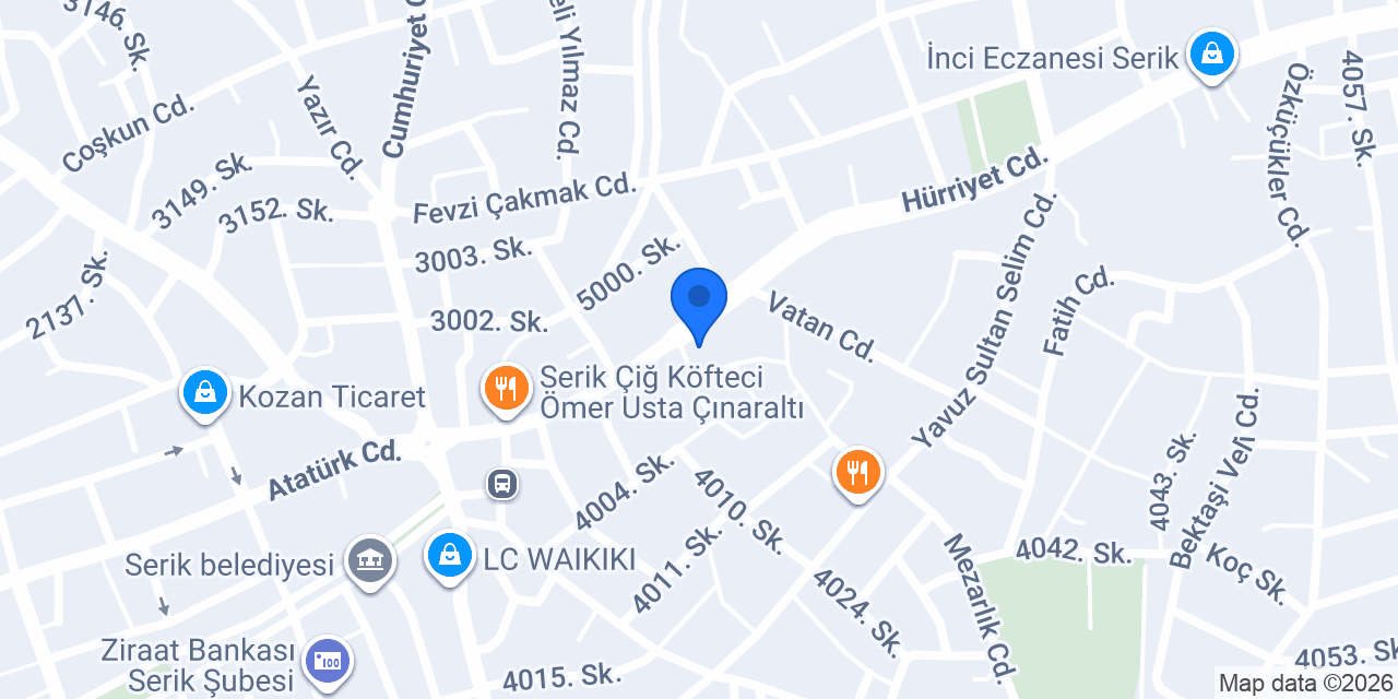 Avukat GÜLSER SAVRAN konumu