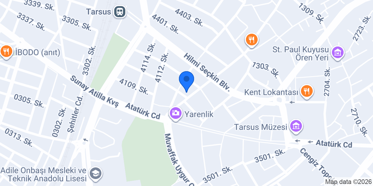 Parıltı Shop konumu
