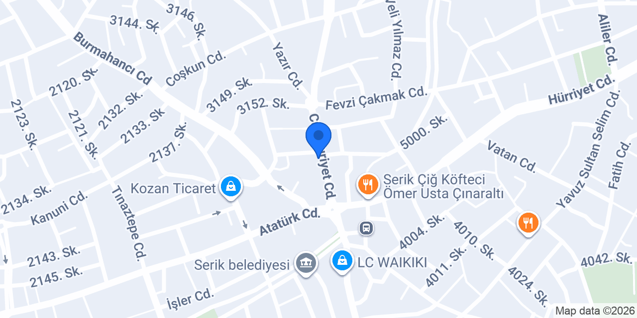 Avukat Muhammet Bekir Özkır konumu